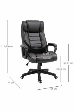 Marino Leather Office Chair -CHAIR OFFICE Sales 921 321v70bn marino brown 3