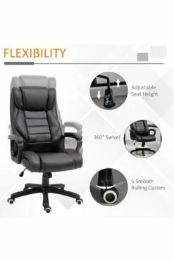 Marino Leather Office Chair -CHAIR OFFICE Sales 921 321v70bn marino brown 6