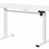 White Height Adjustable Standing Desk