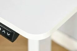 White Height Adjustable Standing Desk 16 White Height Adjustable Standing Desk -CHAIR OFFICE Sales adjustable white desk 8