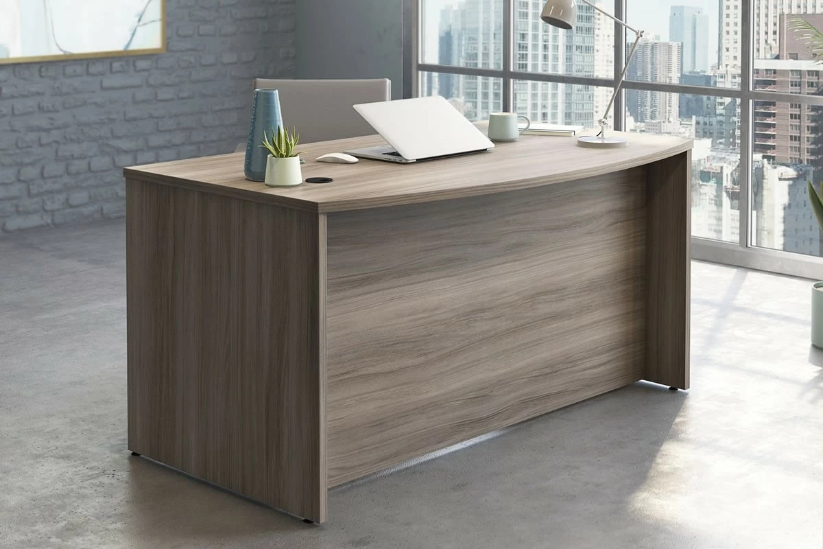 Affiliate Bow Front Panel Leg Desk 2 Affiliate Bow Front Panel Leg Desk - Image 2