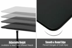 Bancroft Height Adjustable Desk -CHAIR OFFICE Sales black 5