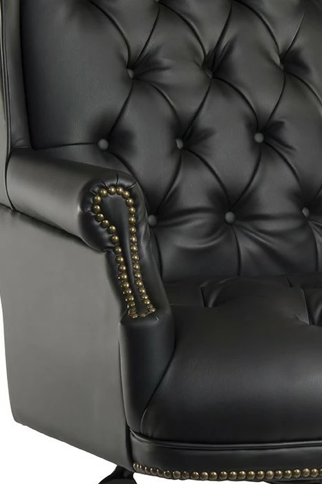 Chairman Noir Leather Office Chair 4 Chairman Noir Leather Office Chair - Image 4