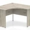 Gladstone Grey Oak Corner Panel Leg Desk