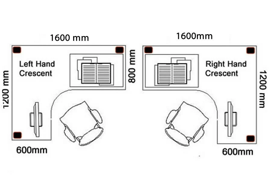 Kestral White Cantilever Corner Workstation 6 Kestral White Cantilever Corner Workstation - Image 6