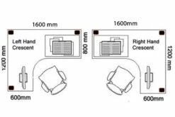 Kestral Corner Desk And Pedestal 17 Kestral Corner Desk And Pedestal -CHAIR OFFICE Sales crescent desk 1600mm