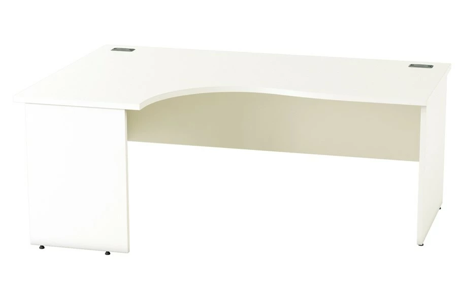 Avon White Corner Panel End Desk 1 Avon White Corner Panel End Desk