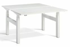 Duo Two Person Height Adjustable Desk 16 Duo Two Person Height Adjustable Desk -CHAIR OFFICE Sales duo white frame white