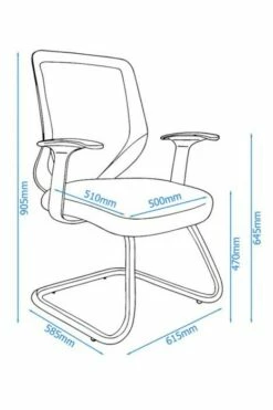 Endo Mesh Visitor Chair 7 Endo Mesh Visitor Chair -CHAIR OFFICE Sales endo 4