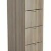 Kestral Grey Oak 4 Drawer Filing Cabinet