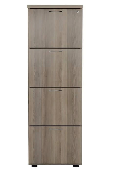 Kestral Grey Oak 4 Drawer Filing Cabinet 2 Kestral Grey Oak 4 Drawer Filing Cabinet - Image 2