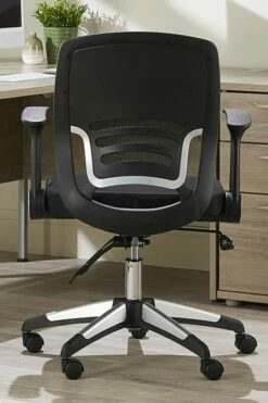Graphite Folding Arm Mesh Chair 16 Graphite Folding Arm Mesh Chair -CHAIR OFFICE Sales graphite 4