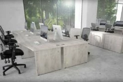 Gladstone Grey Oak Panel End Corner Desk 10 Gladstone Grey Oak Panel End Corner Desk -CHAIR OFFICE Sales grey oak office 2