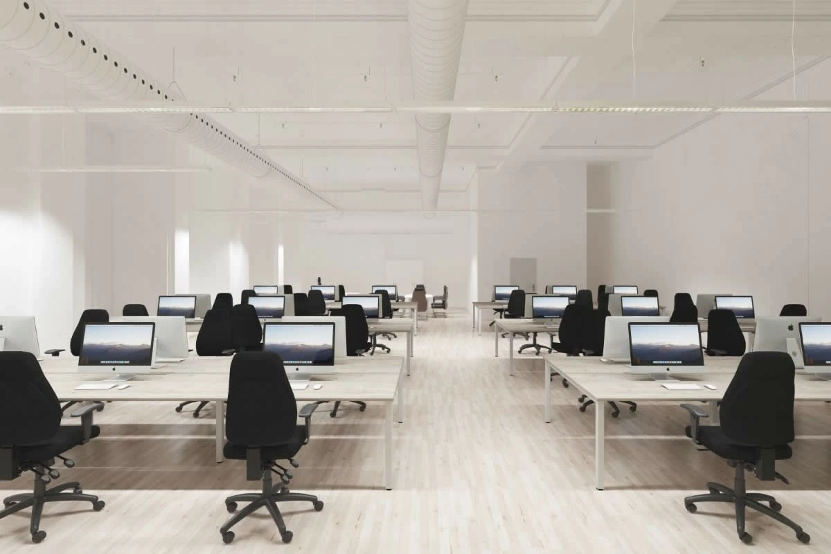 Gladstone Grey Oak Small Cantilever Desk 4 Gladstone Grey Oak Small Cantilever Desk - Image 4