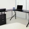 Alice Black Corner Desk