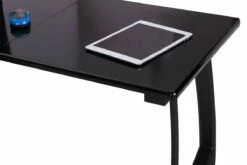 Alice Black Corner Desk 23 Alice Black Corner Desk -CHAIR OFFICE Sales homcom black computer table corner desk 5