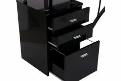 Alice Black Corner Desk 19 Alice Black Corner Desk -CHAIR OFFICE Sales homcom black computer table corner desk 6