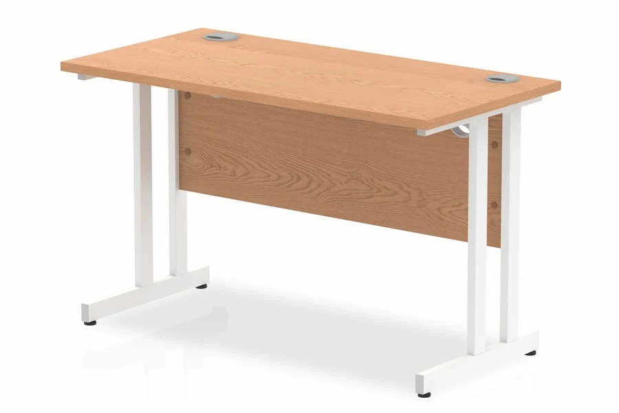 Norton Oak Rectangular Cantilever Desk 2 Norton Oak Rectangular Cantilever Desk - Image 2