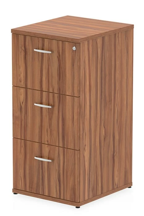 Nova Walnut 3 Drawer Filing Cabinet 1 Nova Walnut 3 Drawer Filing Cabinet