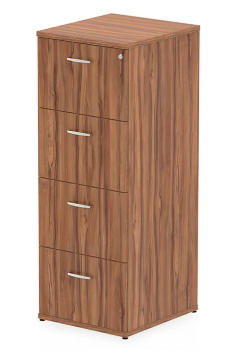 Nova Walnut 4 Drawer Filing Cabinet 1 Nova Walnut 4 Drawer Filing Cabinet