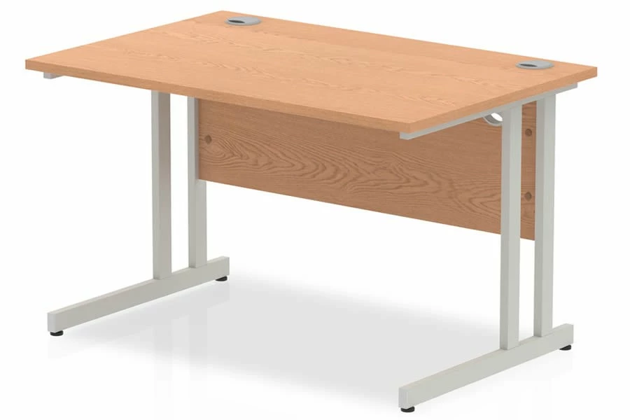 Norton Oak Rectangular Cantilever Desk 1 Norton Oak Rectangular Cantilever Desk