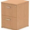 Norton Oak 2 Drawer Filing Cabinet