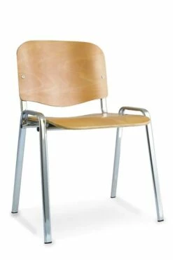 Beech Chrome Conference Chair 3 Beech Chrome Conference Chair -CHAIR OFFICE Sales iso chrome beech conference chair