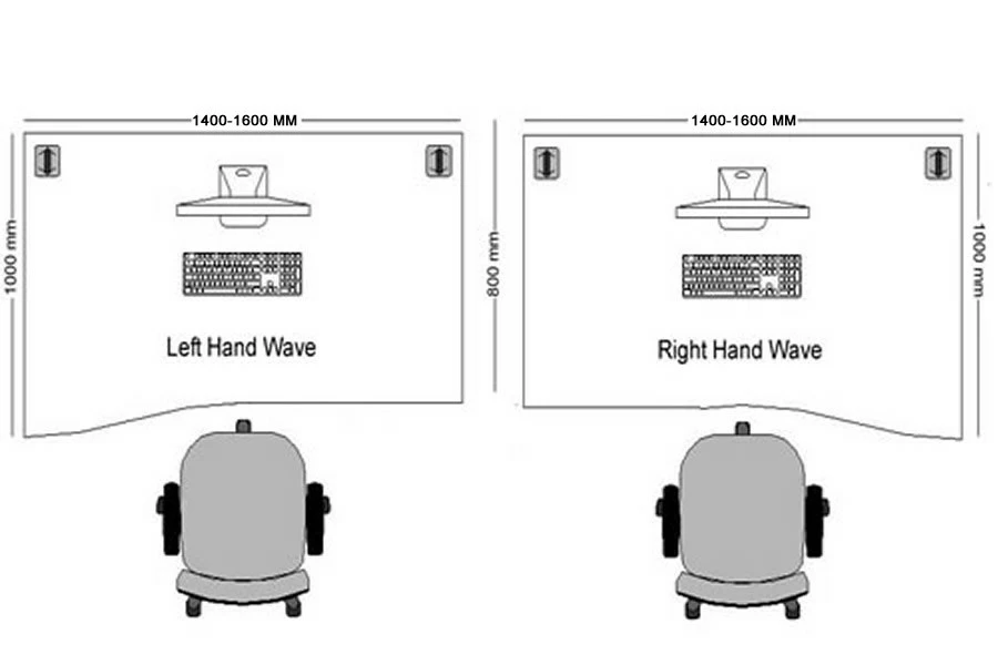Aura Beam Wave Bench Desk 3 Aura Beam Wave Bench Desk - Image 3