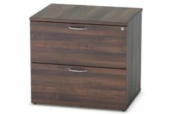 Harmony Walnut 2 Drawer Side Filer