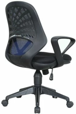 Spiral Mesh Back Office Chair -CHAIR OFFICE Sales maine blue 3