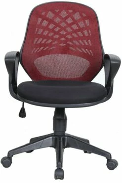 Spiral Mesh Back Office Chair -CHAIR OFFICE Sales maine red 2