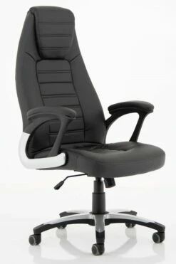 Metropolis High Back Chair -CHAIR OFFICE Sales metropolis high back black bonded leather chair 1