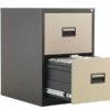 Mod Brown Steel Filing Cabinets