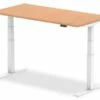Norton Oak Height Adjustable Desk
