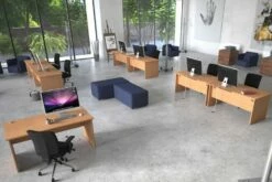 Norton Oak Corner Cantilever Leg Desk 8 Norton Oak Corner Cantilever Leg Desk -CHAIR OFFICE Sales norton room