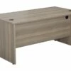 Kestral Grey Oak Rectangular Panel Desk