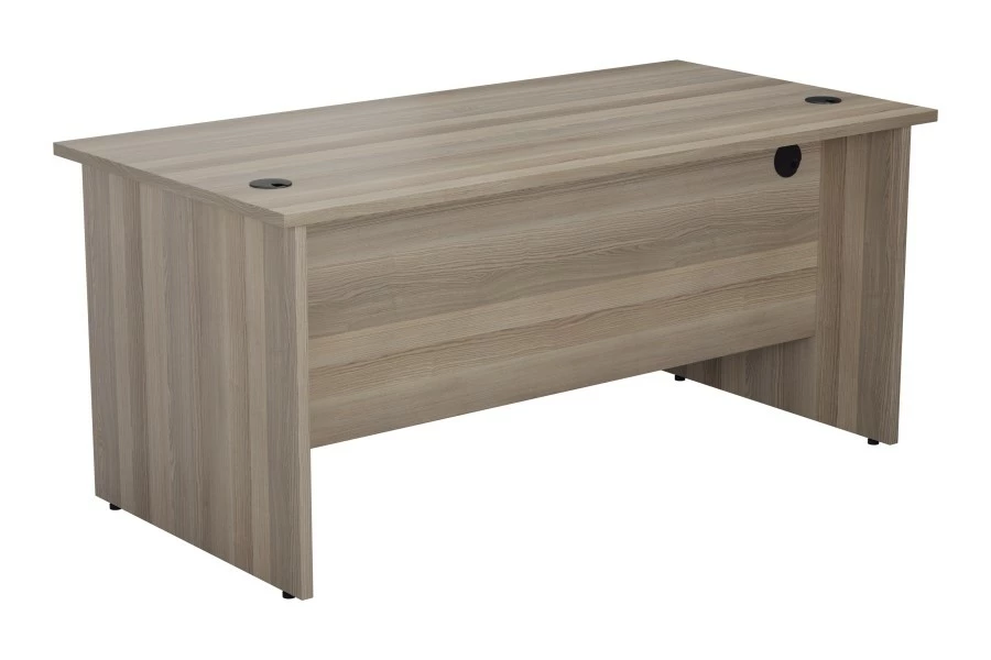Kestral Grey Oak Rectangular Panel Desk 1 Kestral Grey Oak Rectangular Panel Desk