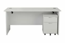 Kestral White Panel Promo Desk And Pedestal 6 Kestral White Panel Promo Desk And Pedestal -CHAIR OFFICE Sales opr1680pplustesmp2wh front