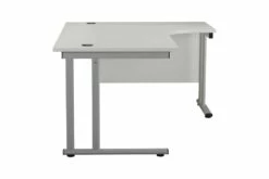 Kestral White Cantilever Corner Workstation 10 Kestral White Cantilever Corner Workstation -CHAIR OFFICE Sales ost1612cwsrclwh side