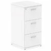 Polar White 3 Drawer Filing Cabinet