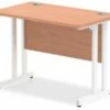 Price Point Small Cantilever Beech Desk