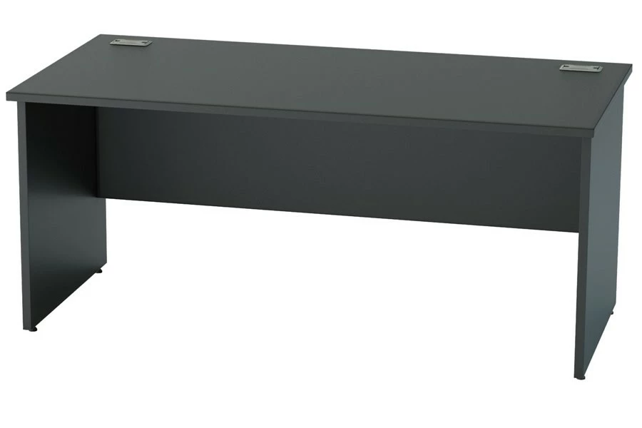 Nene Black Rectangular Panel Leg Desk 1 Nene Black Rectangular Panel Leg Desk