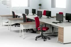 Ascend Double Wave Desk -CHAIR OFFICE Sales roomscene 12 1