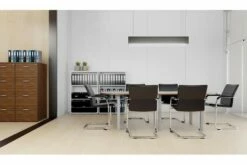 Nova Walnut 4 Drawer Filing Cabinet 9 Nova Walnut 4 Drawer Filing Cabinet -CHAIR OFFICE Sales roomshot 1 4