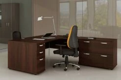 Nova Walnut 3 Drawer Filing Cabinet 9 Nova Walnut 3 Drawer Filing Cabinet -CHAIR OFFICE Sales roomshot 12 walnut 2