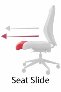 Pluto Ergonomic Mesh Office Chair -CHAIR OFFICE Sales seat slide