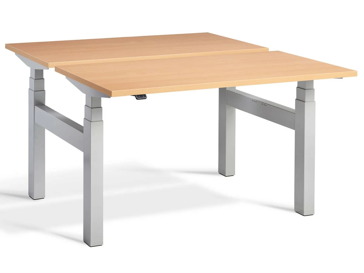 Duo Two Person Height Adjustable Desk 1 Duo Two Person Height Adjustable Desk