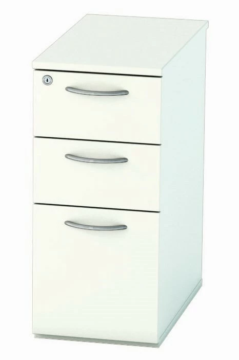 Avon White Narrow Under Desk Pedestal 1 Avon White Narrow Under Desk Pedestal