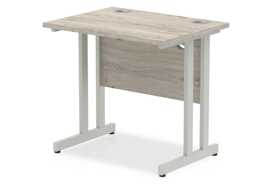 Gladstone Grey Oak Small Cantilever Desk 1 Gladstone Grey Oak Small Cantilever Desk
