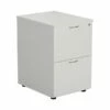 Kestral White 2 Drawer Filing Cabinet